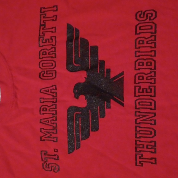 $4 Add-on Red "Thunderbirds" Tee - Size Small (Youth) - Picture 2 of 4